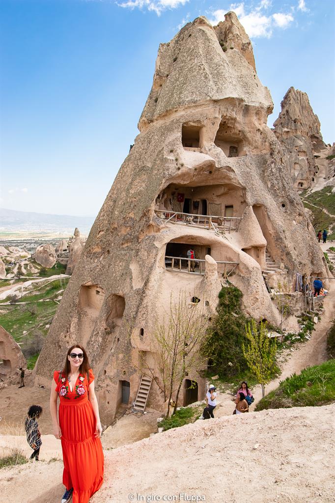 Viaggio in Cappadocia: il tour rosso. Castello di Uchisar.