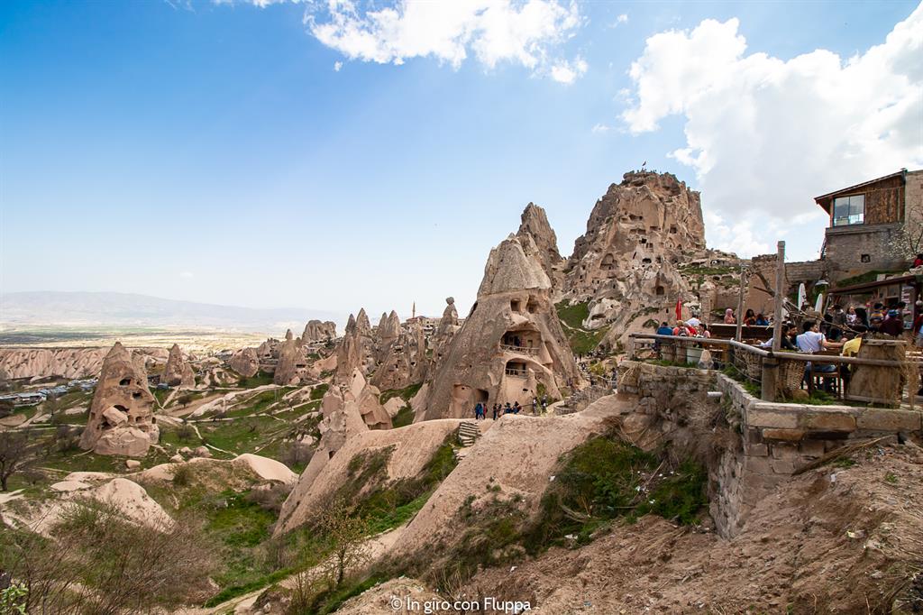 Viaggio in Cappadocia: il tour rosso. Castello di Uchisar.