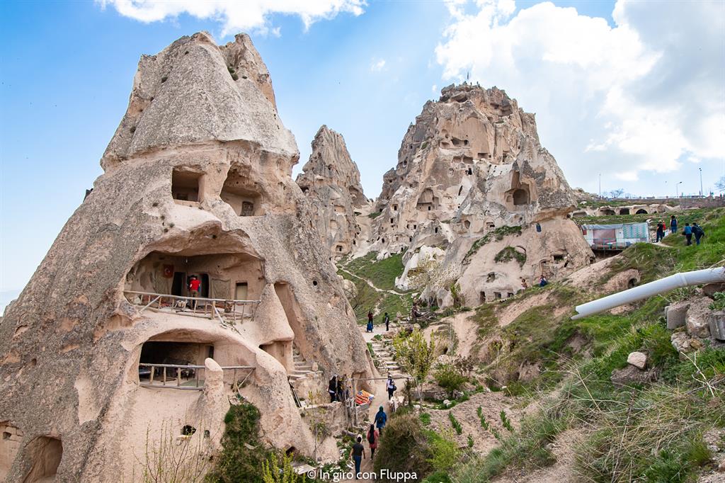 Viaggio in Cappadocia: il tour rosso. Castello di Uchisar.