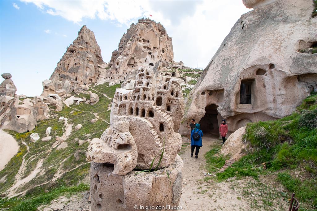 Viaggio in Cappadocia: il tour rosso. Castello di Uchisar.