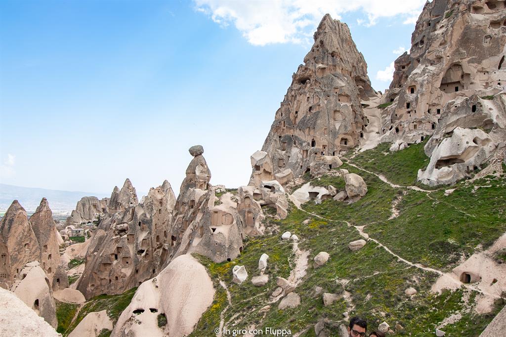 Viaggio in Cappadocia: il tour rosso. Castello di Uchisar.