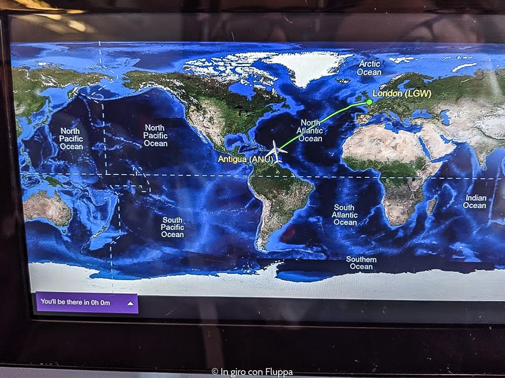 Volo diretto Londra-Antigua