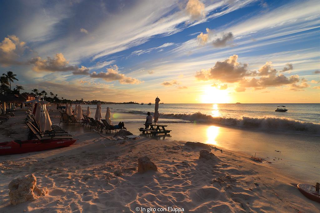 Cosa fare ad Antigua: tramonto a Dickenson bay