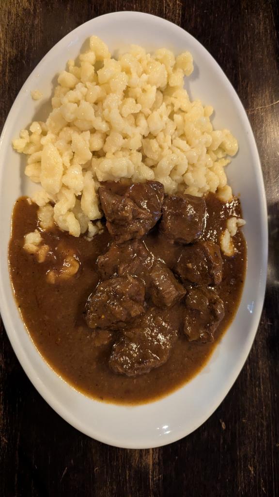 Gnocchetti e goulash al Bierometer, Vienna