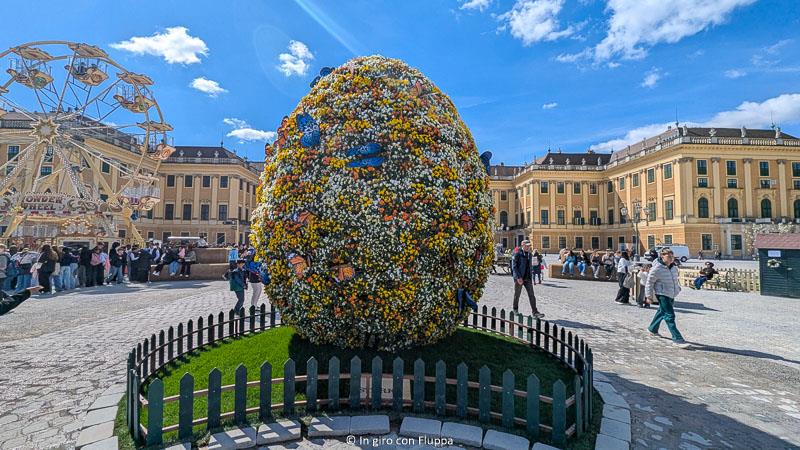 Decorazioni di Pasqua allo Schonbrunn Palace, Vienna