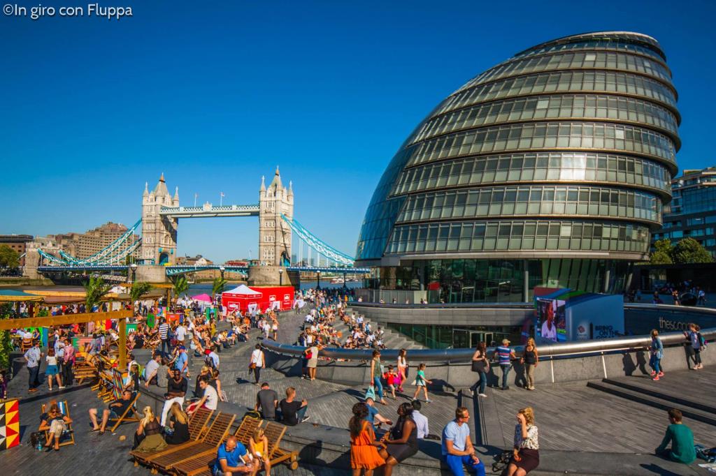 Giornata estiva in centro a Londra